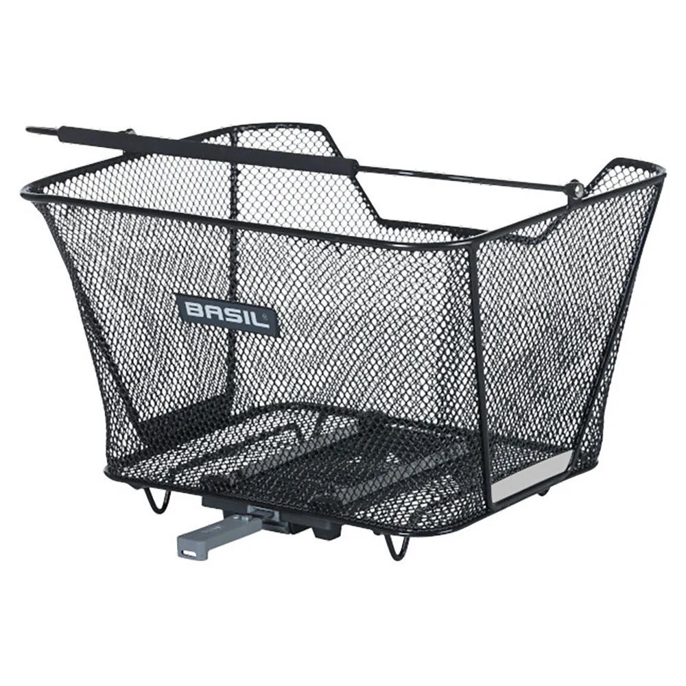 Basil Lesto Mik Bakre Kurv 23l, Black, One Size