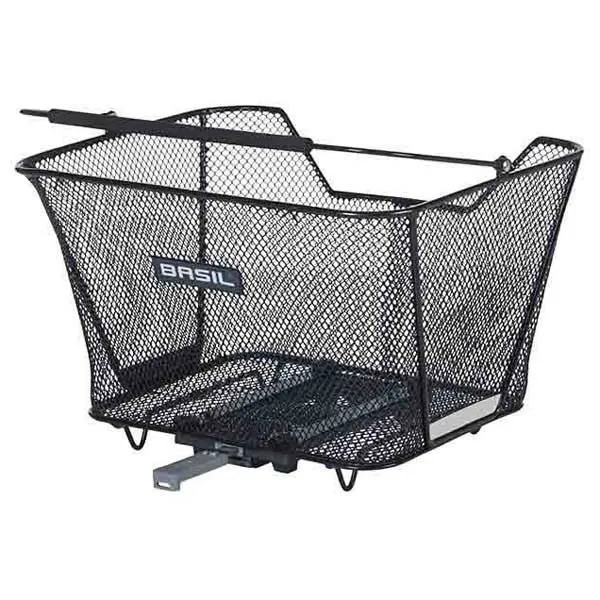 Basil Lesto Mik Bakre Kurv, Black, One Size