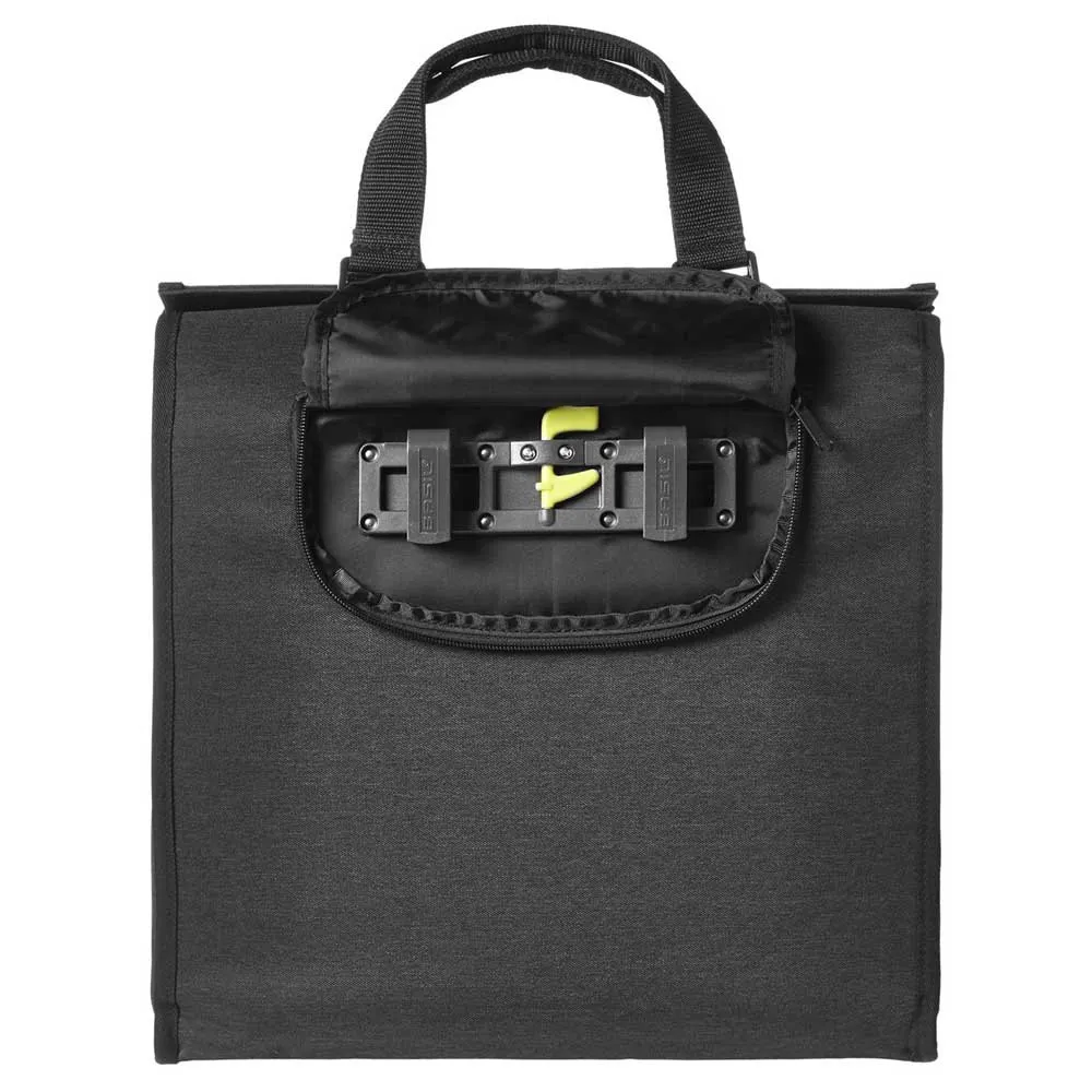 Basil Magnolia Shopper Sykkelveske 18l, Black, One Size Basil Magnolia Shopper Sykkelveske 18l, Black, One Size