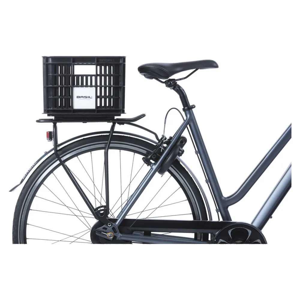 Basil Mik M Bakre Kurv, Black, One Size
