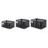 Basil Mik M Bakre Kurv, Black, One Size