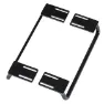 Basil Mik Side Bar 2bicycle Adapter For Bagasjebrett, Black, One Size
