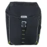 Basil Miles Double Sykkelvesker 32l, Black / lime, One Size