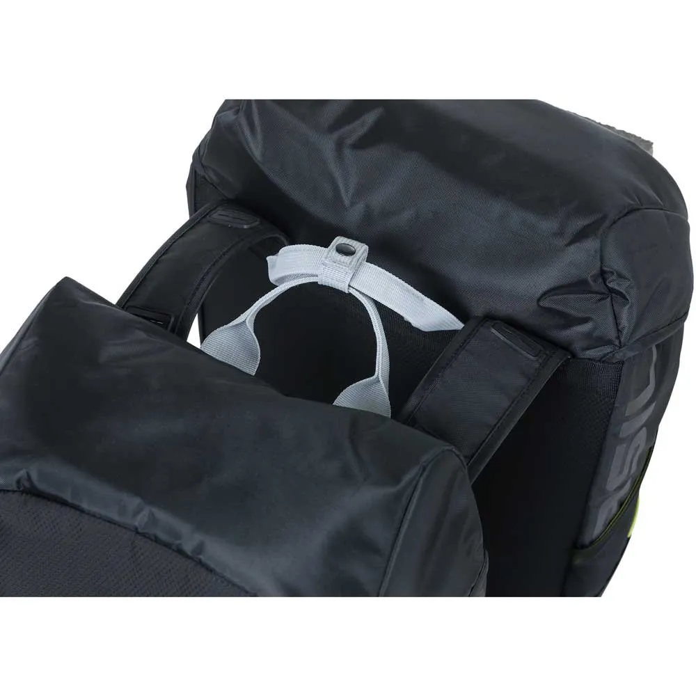 Basil Miles Double Sykkelvesker 32l, Black / lime, One Size Basil Miles Double Sykkelvesker 32l, Black / lime, One Size