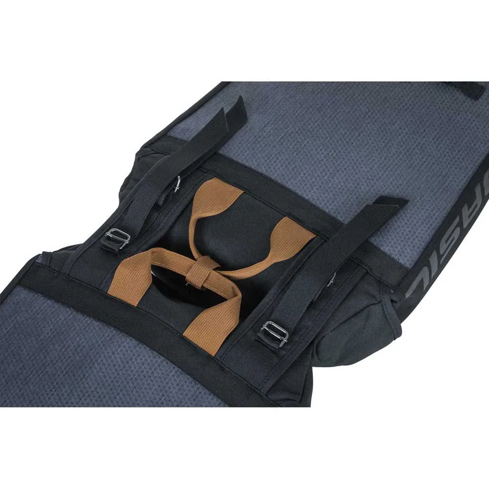 Basil Miles Double Sykkelvesker 34l, Dark grey, One Size