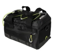 Basil Miles Sykkelveske Til Bagasjebrett 7 liter Sort/Lime Basil Miles Sykkelveske Til Bagasjebrett 7 liter Sort/Lime
