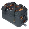 Basil Miles Tarpaulin Mik Sykkelveske 7l, Black / orange, One Size