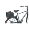 Basil Miles Tarpaulin Mik Sykkelveske 7l, Black / orange, One Size