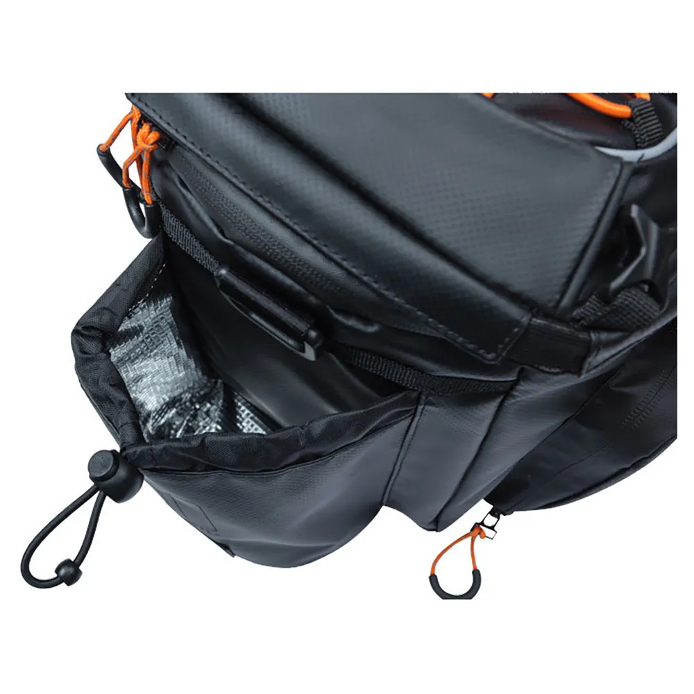 Basil Miles Tarpaulin Xl Pro Mik Sykkelvesker 36l, Black / orange, One Size Basil Miles Tarpaulin Xl Pro Mik Sykkelvesker 36l, Black / orange, One Size