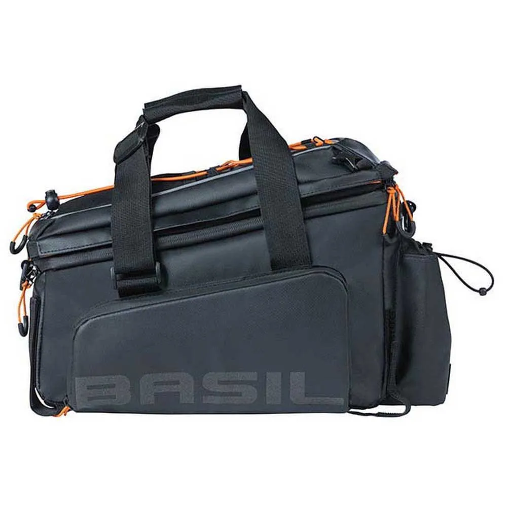 Basil Miles Tarpaulin Xl Pro Sykkelveske 9-36l, Black / orange, One Size