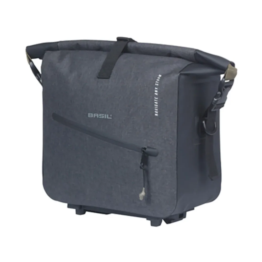 Basil Navigator Storm Mik Sykkelveske 13l Refurbished, Black, One Size