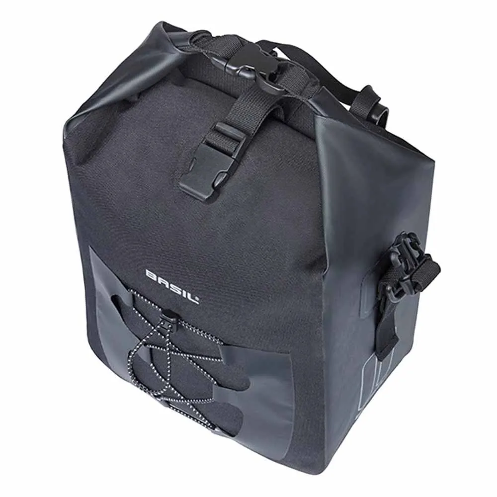 Basil Navigator Waterproof 12-15l Sykkelveske, Black, One Size Basil Navigator Waterproof 12-15l Sykkelveske, Black, One Size