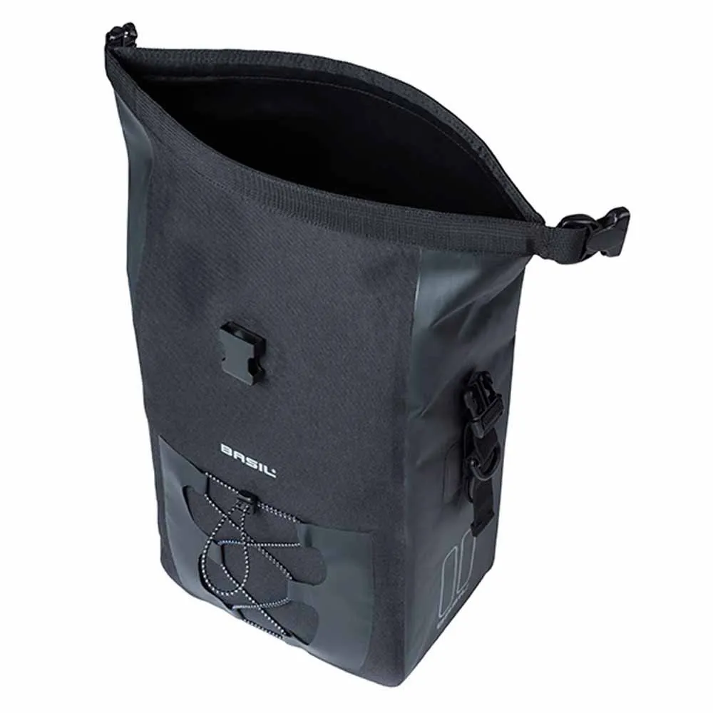Basil Navigator Waterproof 12-15l Sykkelveske, Black, One Size Basil Navigator Waterproof 12-15l Sykkelveske, Black, One Size