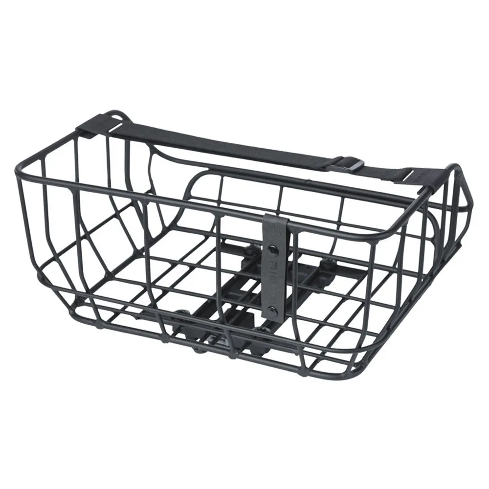 Basil Portland Mik Bakre Kurv, Black, One Size