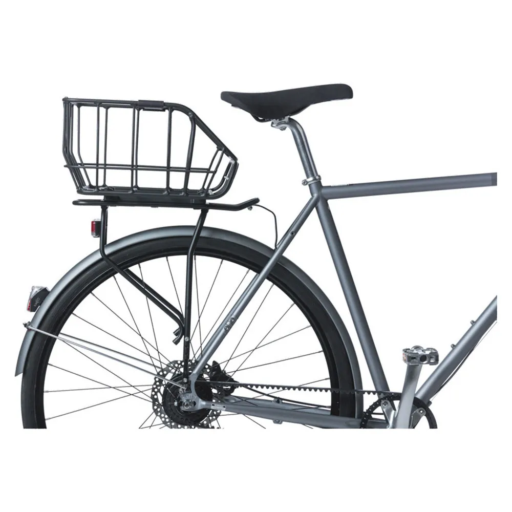 Basil Portland Mik Bakre Kurv, Black, One Size
