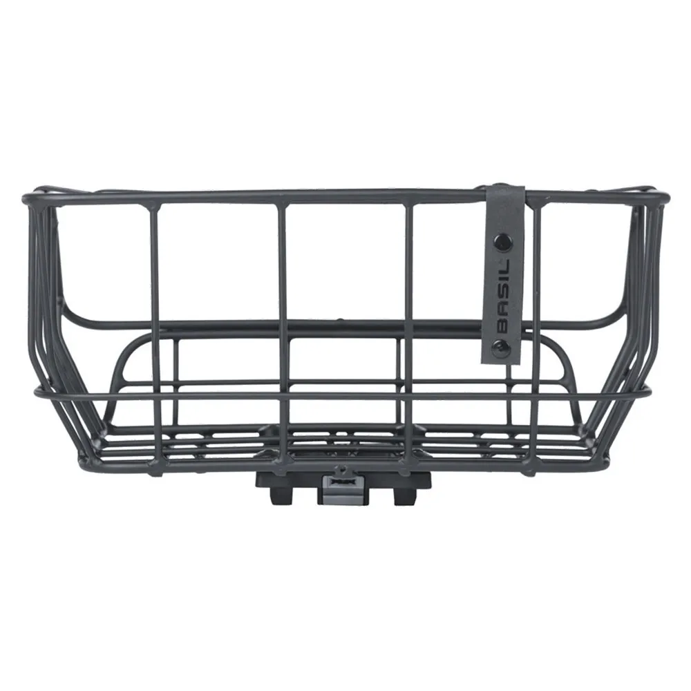 Basil Portland Mik Bakre Kurv, Black, One Size