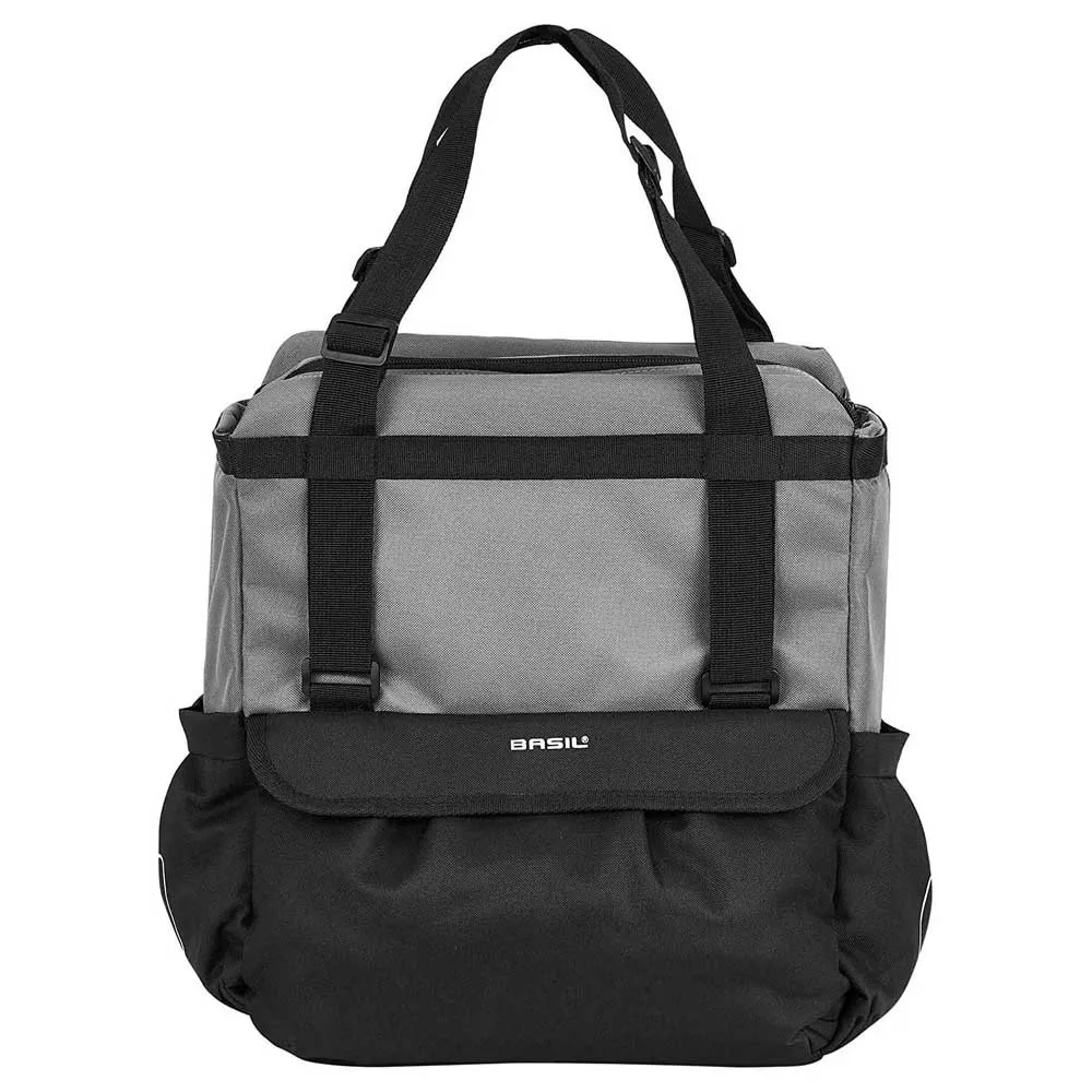 Basil Shopper Xl Veske 17l, Black / grey, One Size Basil Shopper Xl Veske 17l, Black / grey, One Size