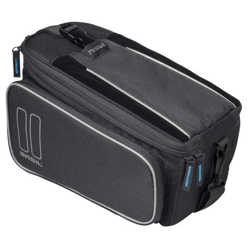 Basil Sport Design Trunkbag Mik Sykkelveske 7-15l, Grey, One Size Basil Sport Design Trunkbag Mik Sykkelveske 7-15l, Grey, One Size