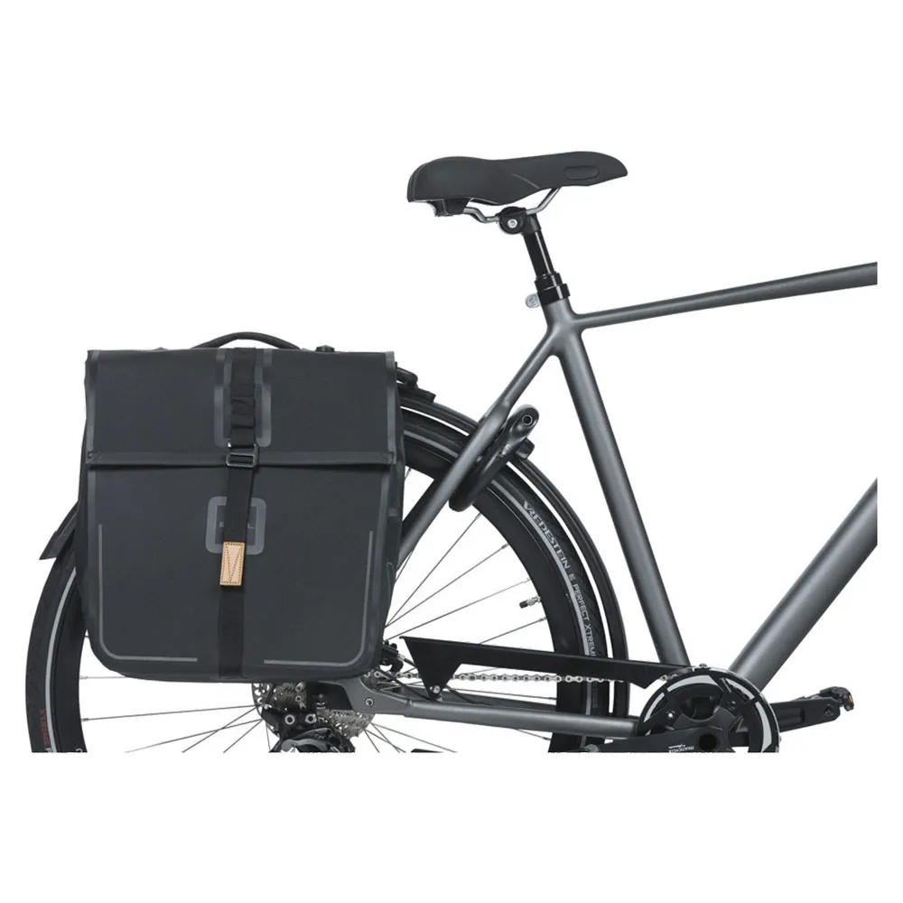 Basil Urban Dry Mik Sykkelvesker 50l, Matte black, One Size