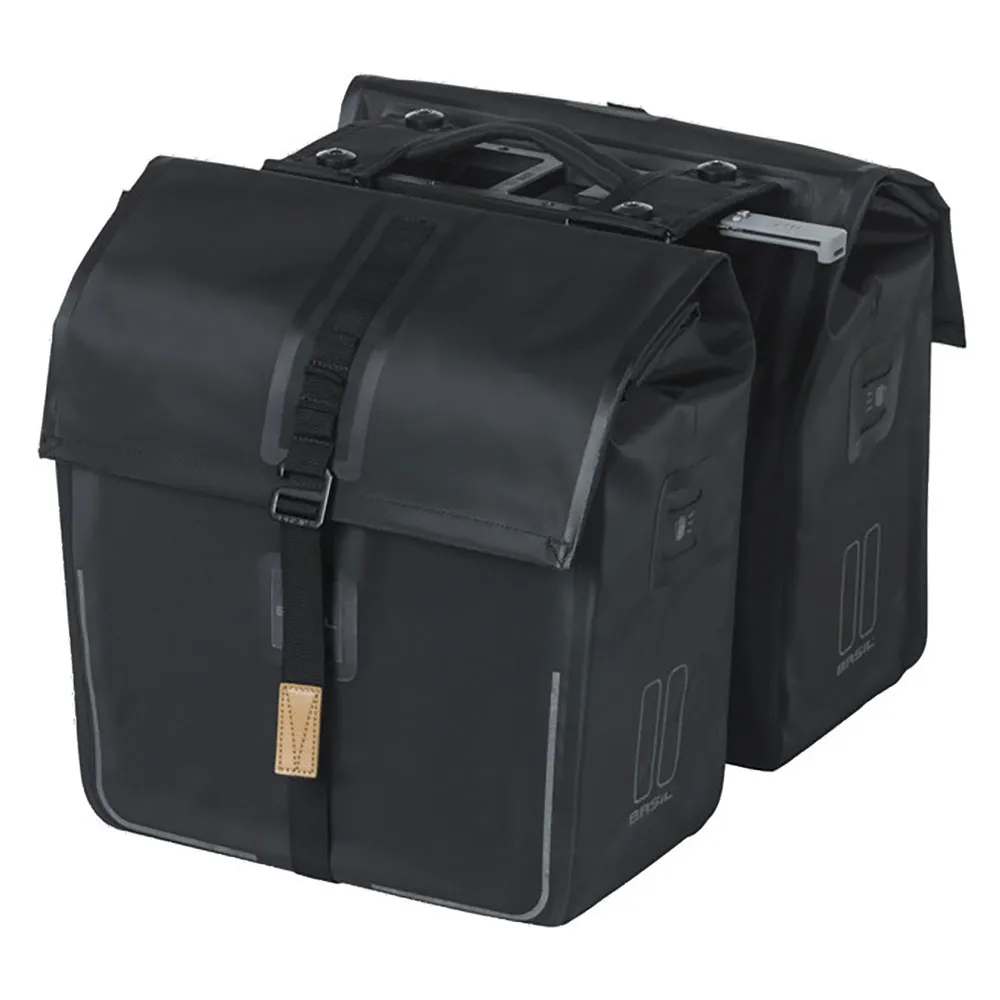 Basil Urban Dry Mik Sykkelvesker 50l, Matte black, One Size