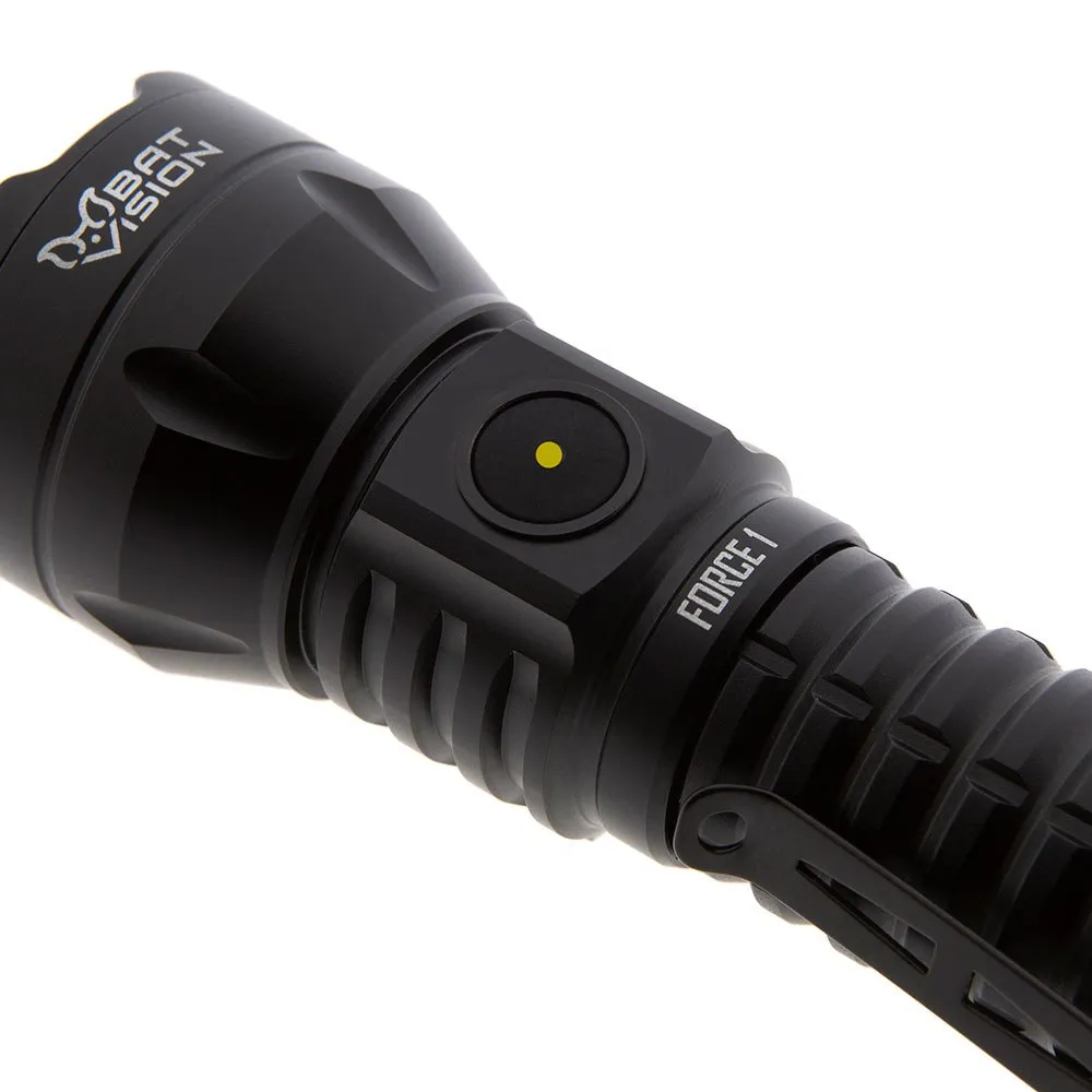 Bat Vision Force One Led-lommelykt, Black, 1000 Lysstyrker Bat Vision Force One Led-lommelykt, Black, 1000 Lysstyrker
