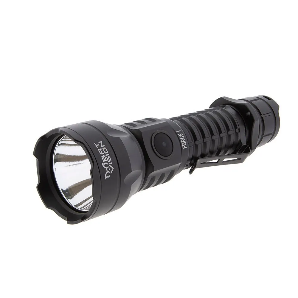 Bat Vision Force One Led-lommelyktsett, Black, 1000 Lysstyrker Bat Vision Force One Led-lommelyktsett, Black, 1000 Lysstyrker