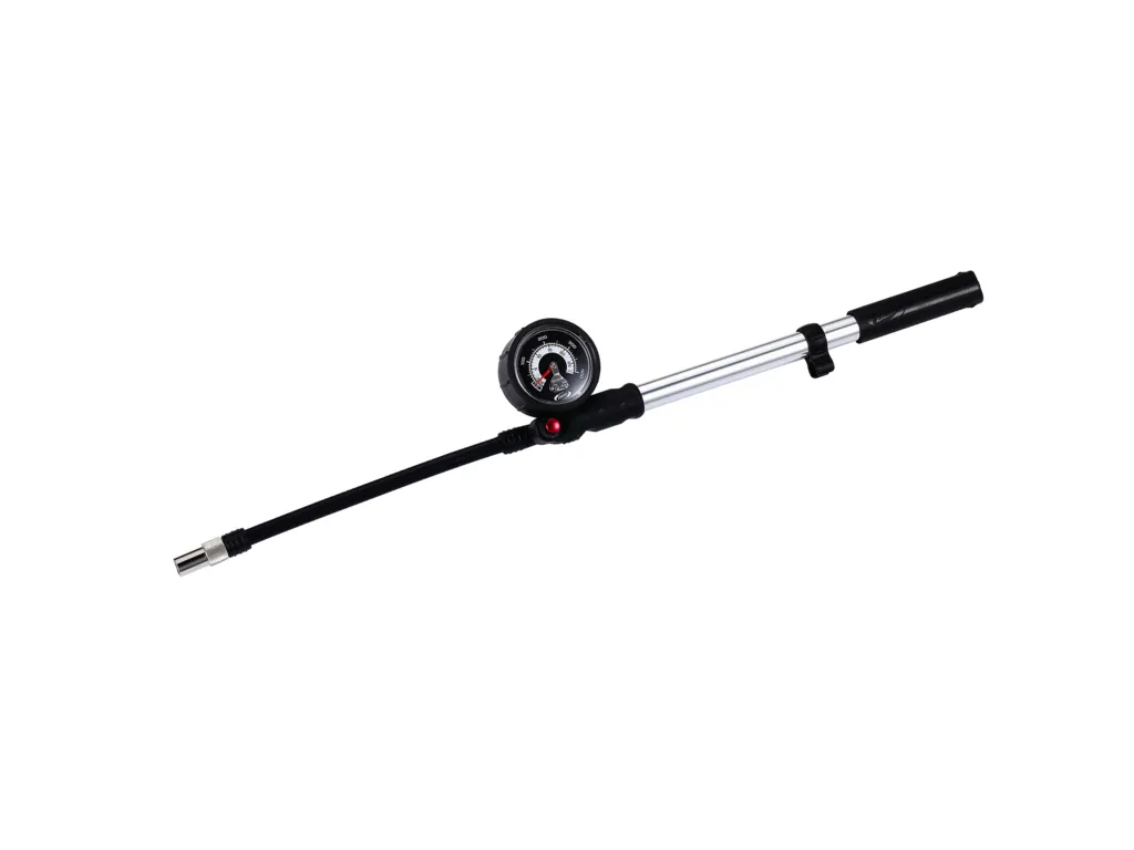 BBB Airshock pumpe for suspension 28 bar/405 PSI, Black / silver, 405psi
