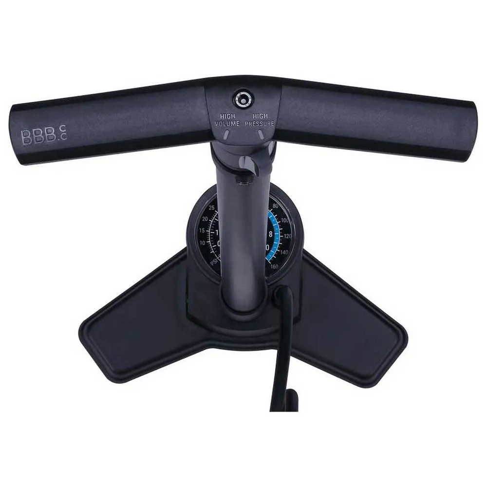 BBB Airswitch Sykkelpumpe, Black, 160psi