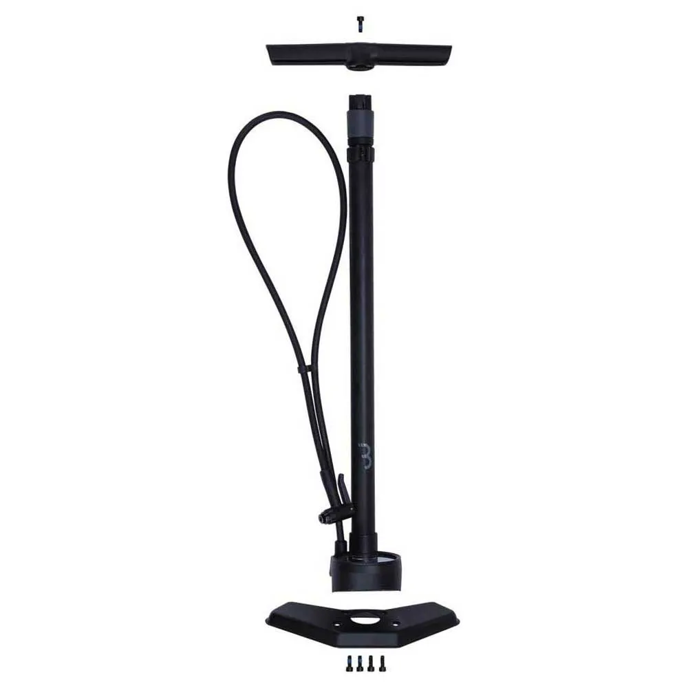 BBB Airswitch Sykkelpumpe, Black, 160psi