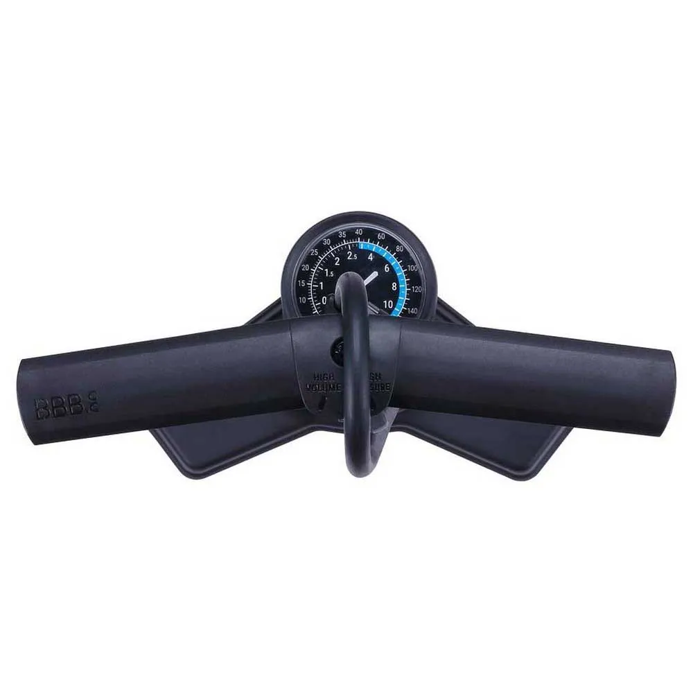 BBB Airswitch Sykkelpumpe, Black, 160psi
