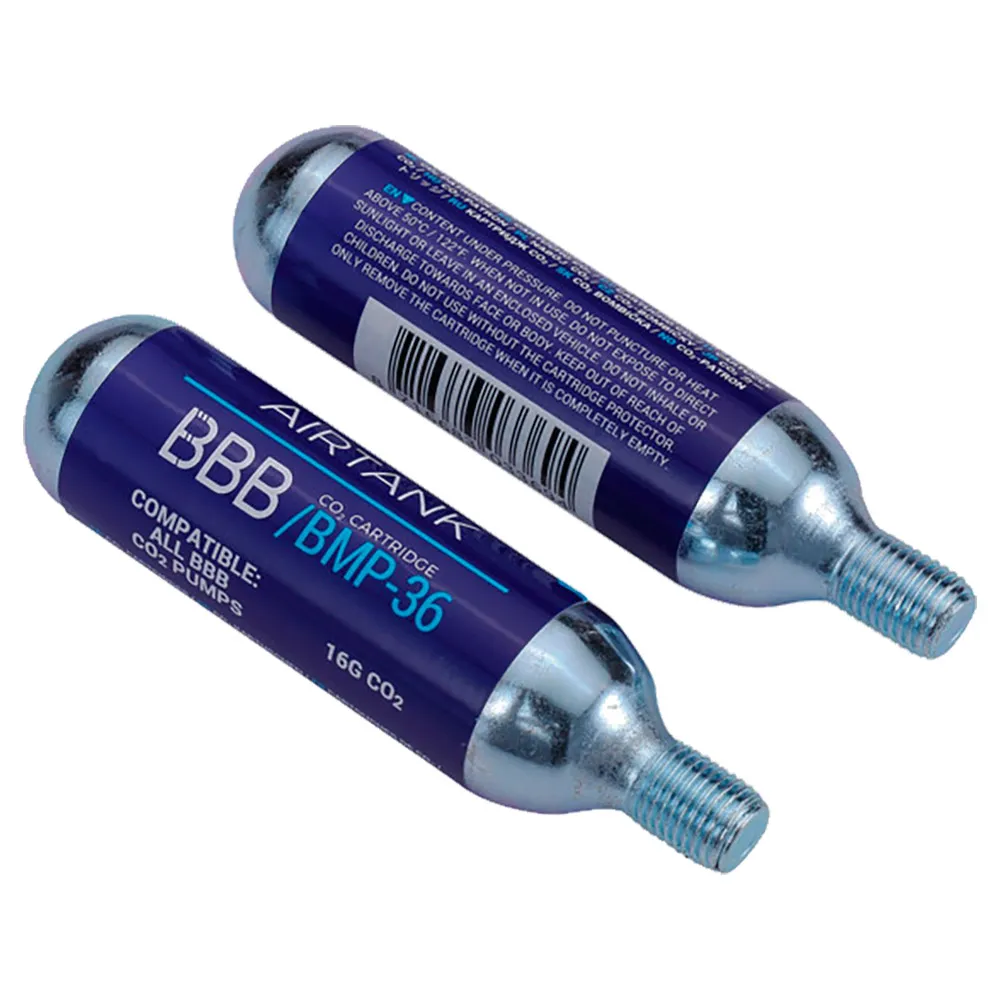 BBB Airtank 16g Co2-patron 10 Enheter, Silver, 16g
