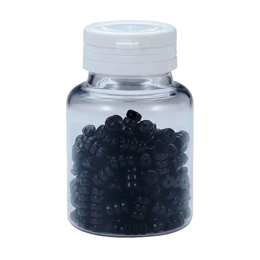 BBB Cabledonut Silicon Kabelbeskyttende Gummi 150 Stykker, Black, One Size