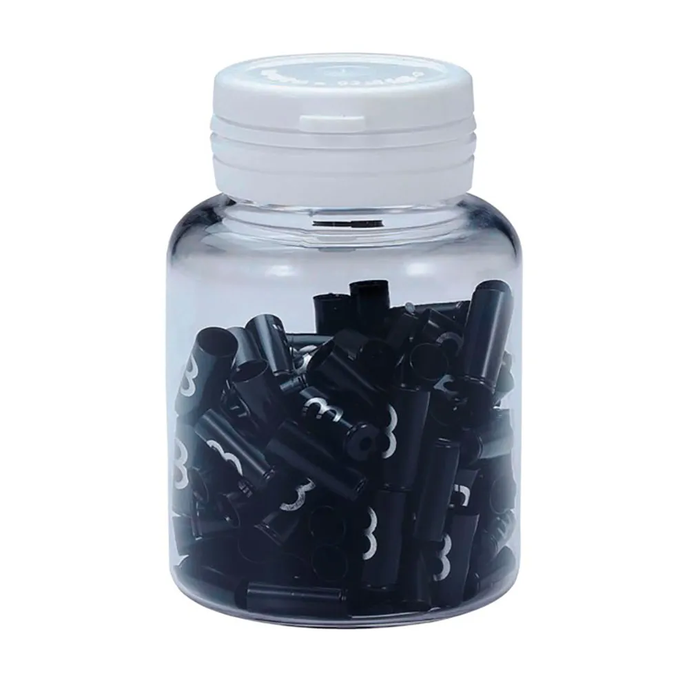 BBB Cableend Cable End 100 Units Girvaier Endehylse Sykkel 100 Stykker, Black, One Size
