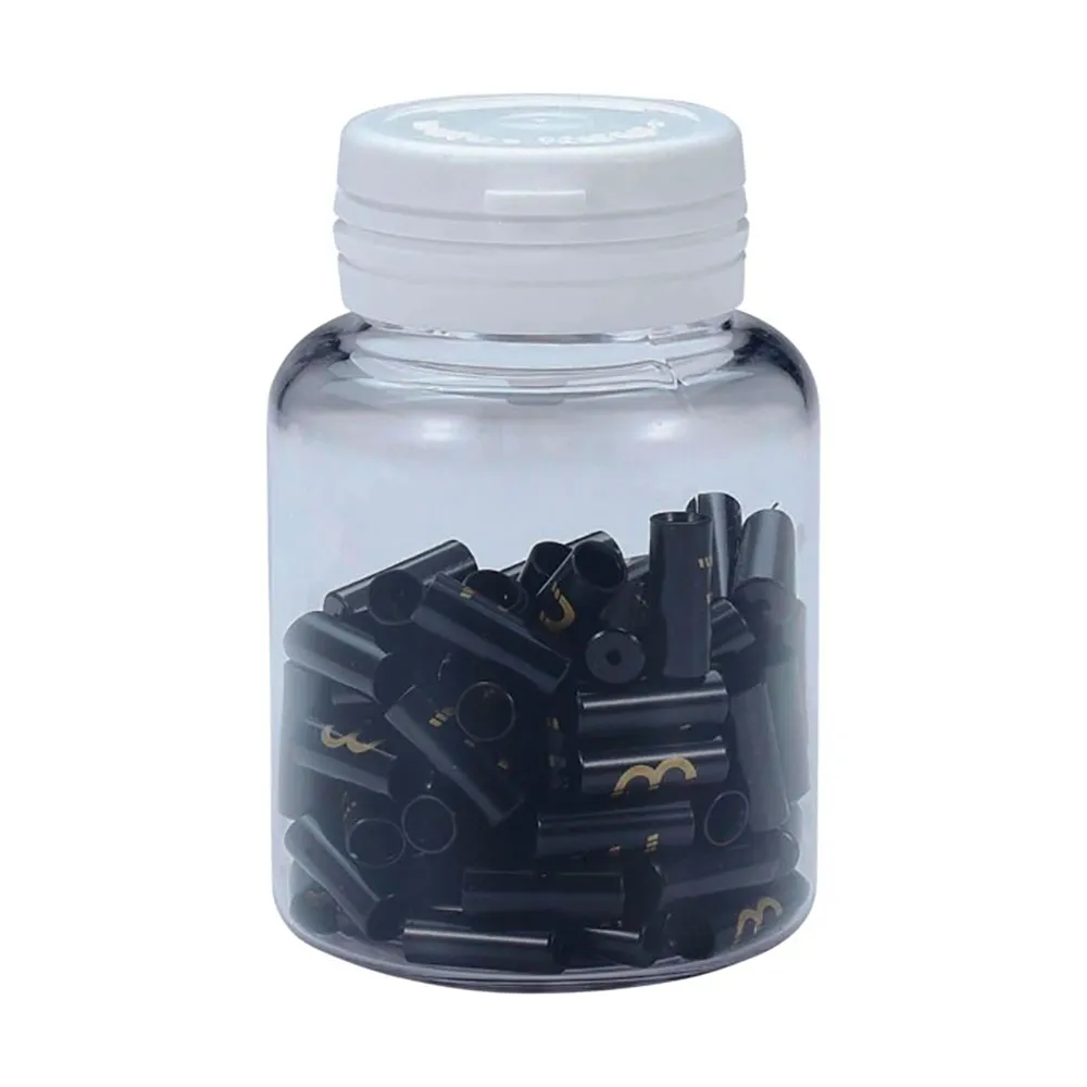BBB Cableend S-al 4 Mm Bcb-152 Girvaier Endehylse Sykkel 100 Stykker, Black, One Size
