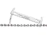 BBB ChainChecker BTL-125 Messwerkzeug, Grå, One Size