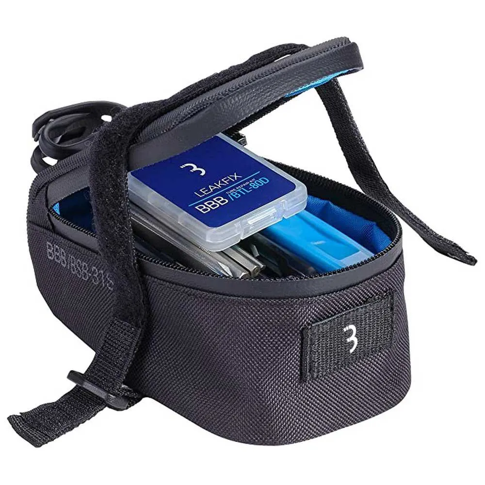 BBB Combiset Easypack 0.64l Verktøy Sadelveske, Black, One Size