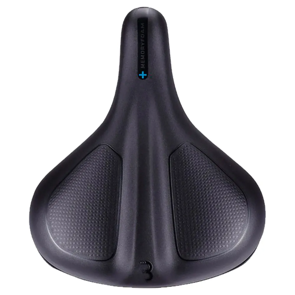 BBB Comfortplus Upright Sykkelsete, Black, 220mm