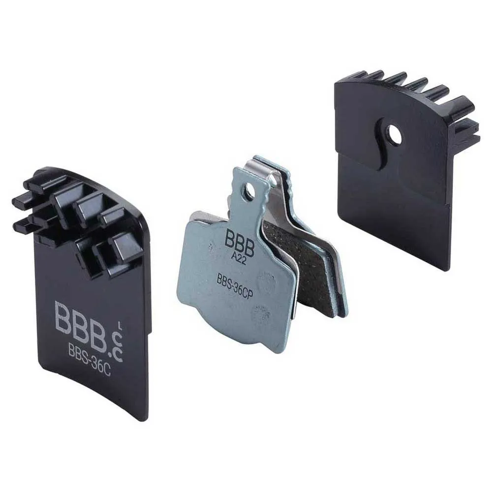BBB Discstop Coolfin Magura Mt2/4/6/8 Organiske Skivebremseklosser, Black, One Size BBB Discstop Coolfin Magura Mt2/4/6/8 Organiske Skivebremseklosser, Black, One Size