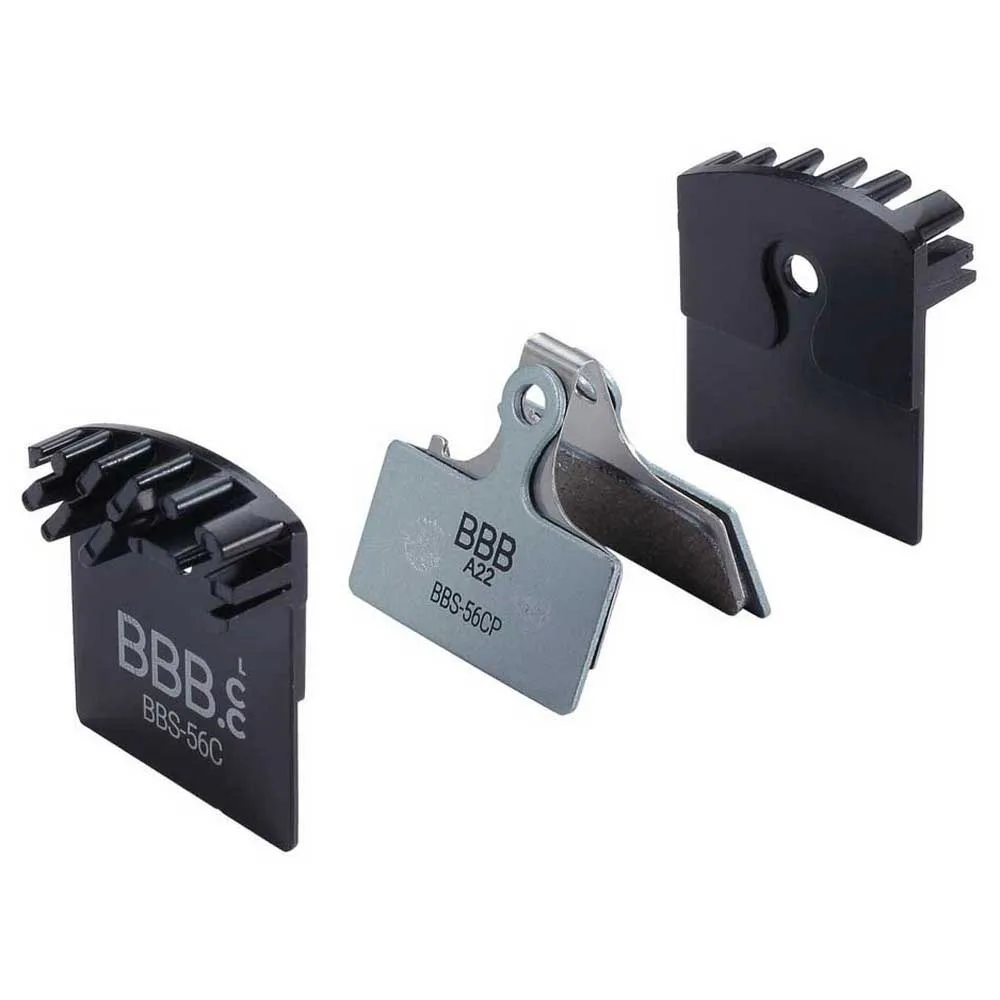 BBB Discstop Coolfin Shimano Xtr/xt/slx/alfine Organiske Skivebremseklosser, Black, One Size BBB Discstop Coolfin Shimano Xtr/xt/slx/alfine Organiske Skivebremseklosser, Black, One Size