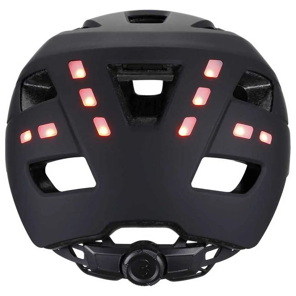 BBB District Led Byhjelm, Matt black BBB District Led Byhjelm, Matt black