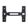 BBB Dualmount Flaskeholderstøtte, Black, One Size