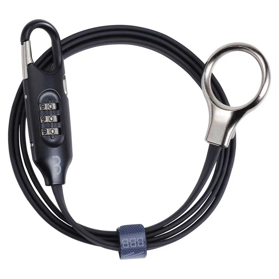 BBB Loopsafe Kabellås, Black, 3 x 1200mm