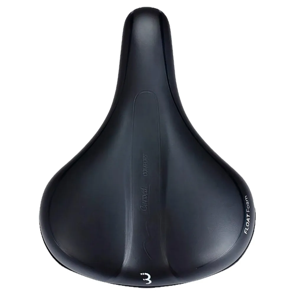 BBB Meander Relaxed Sykkelsete, Black, 205mm