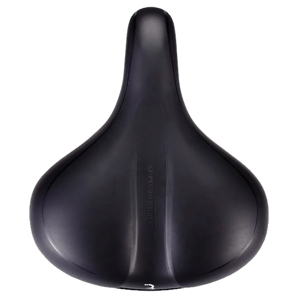 BBB Meander Upright Sykkelsete, Black, 225mm