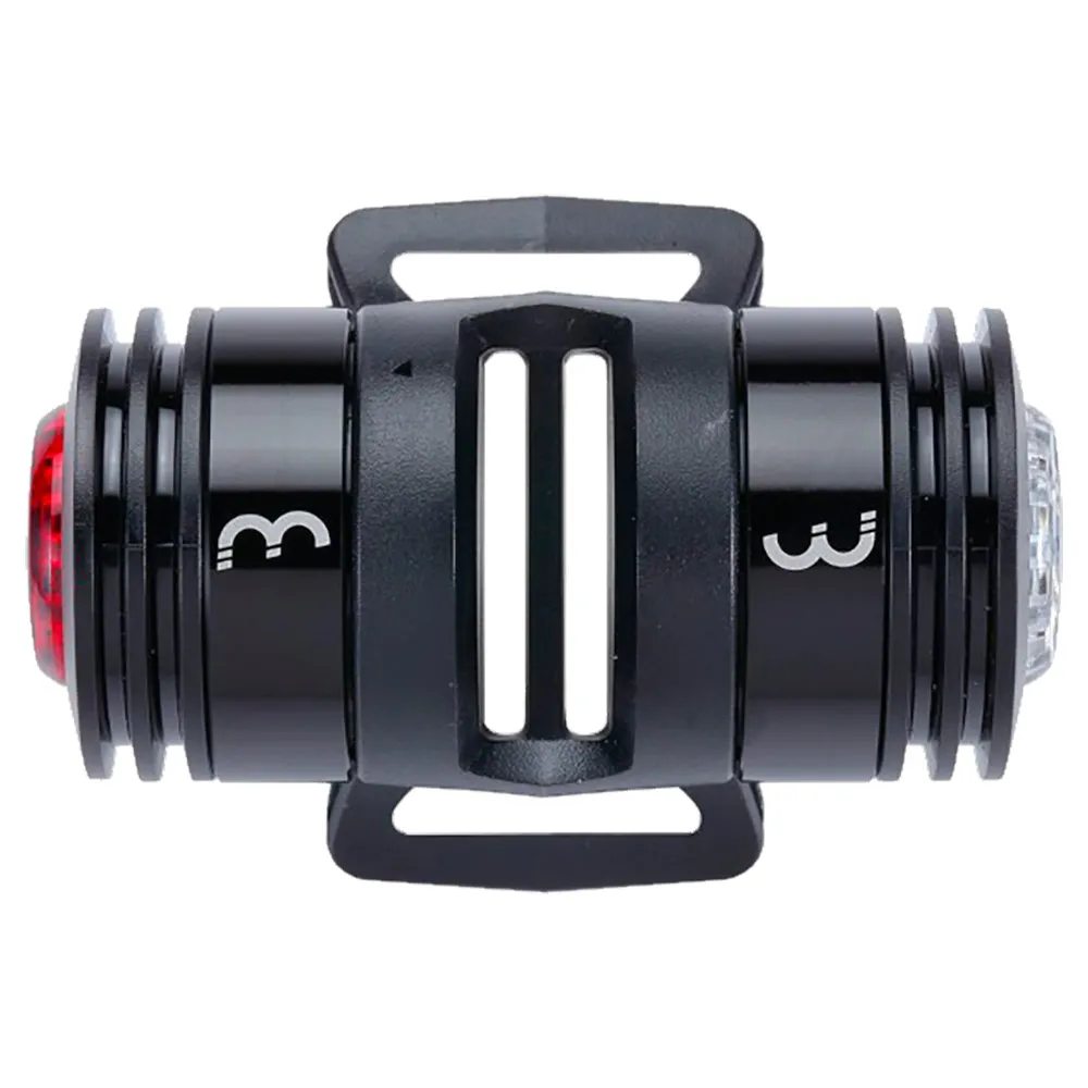 BBB Mini Spycombo Usb Sykkellyktesett, Black, One Size