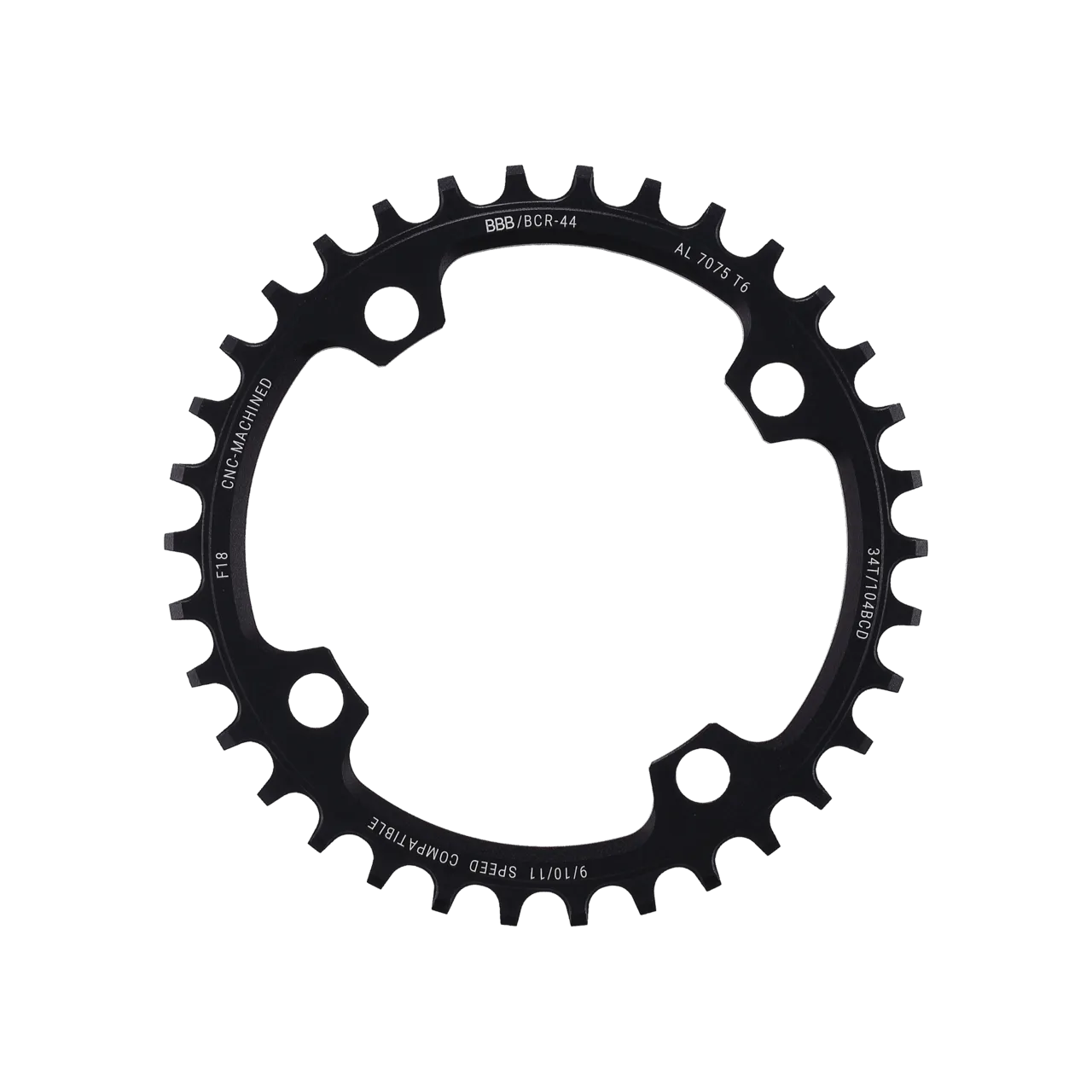 BBB MTBGear Drev N/W 1x9/10/11ø 104mm 32 tenner