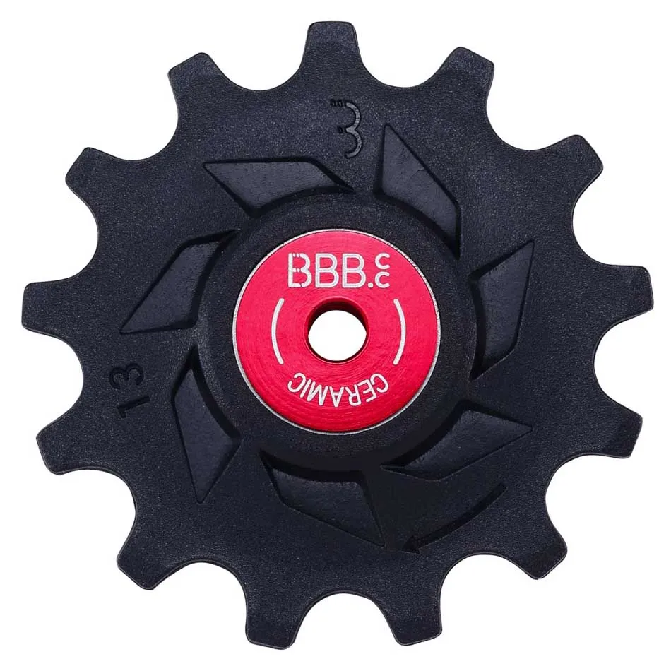 BBB Rollerboys Ceramic Shimano Grx Trinsehjulsett For Sykkel, Black / red, 11-13t BBB Rollerboys Ceramic Shimano Grx Trinsehjulsett For Sykkel, Black / red, 11-13t
