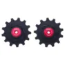 BBB Rollerboys Ceramic Shimano Mtb Trinsehjulsett For Sykkel, Black / red, 13-13t