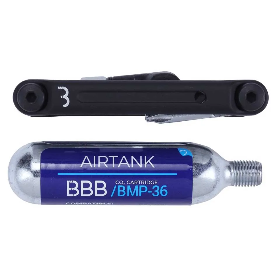 BBB Royalfold Co2 Multiverktøy, Black / silver, One Size BBB Royalfold Co2 Multiverktøy, Black / silver, One Size