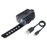 BBB Stud Strap 33 Frontlys, Black, 130 Lysstyrker